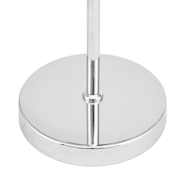 Ruma Smoke Glass and Silver Table Lamp | Lighting | Rūma