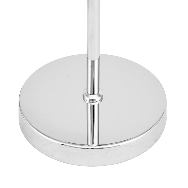 Ruma Smoke Glass and Silver Table Lamp | Lighting | Rūma
