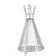 Ruma Smoke Glass and Silver Table Lamp | Lighting | Rūma