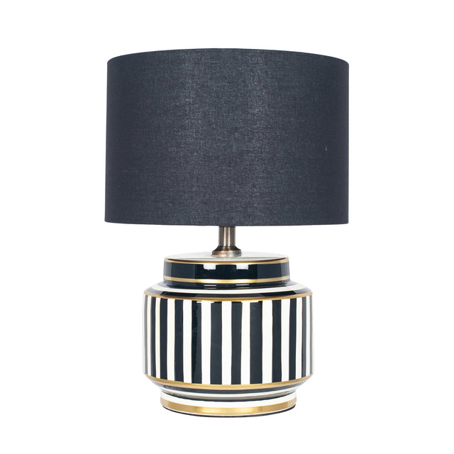 Ruma Humbug Black and White Small Table Lamp | Lighting | Ruma