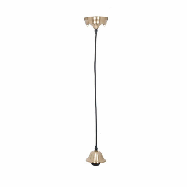 Bianca Champagne Retro Electrified Ceiling Fitting