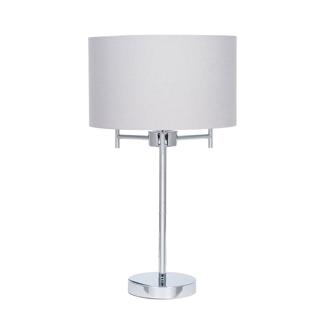 Ruma 3 Light Silver Table Lamp | Lighting | Rūma