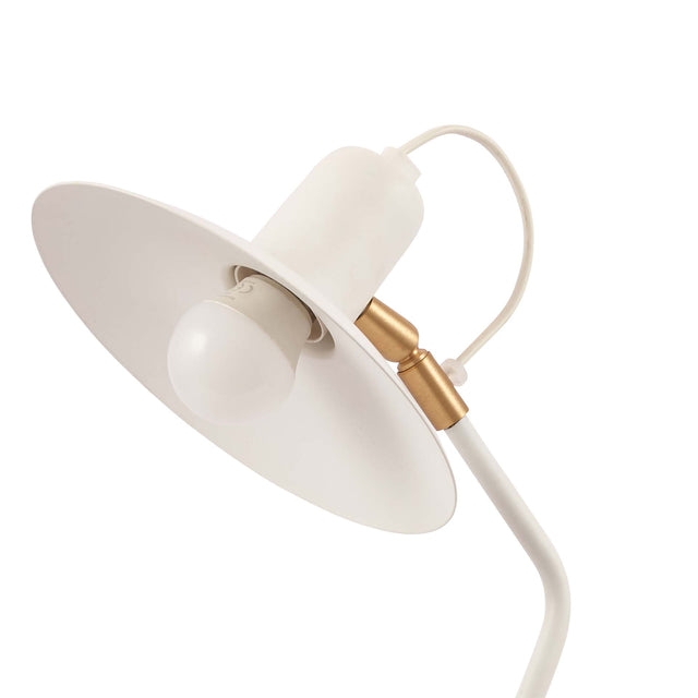 Ruma White Angle Arm Task Table Lamp | Lighting | Rūma