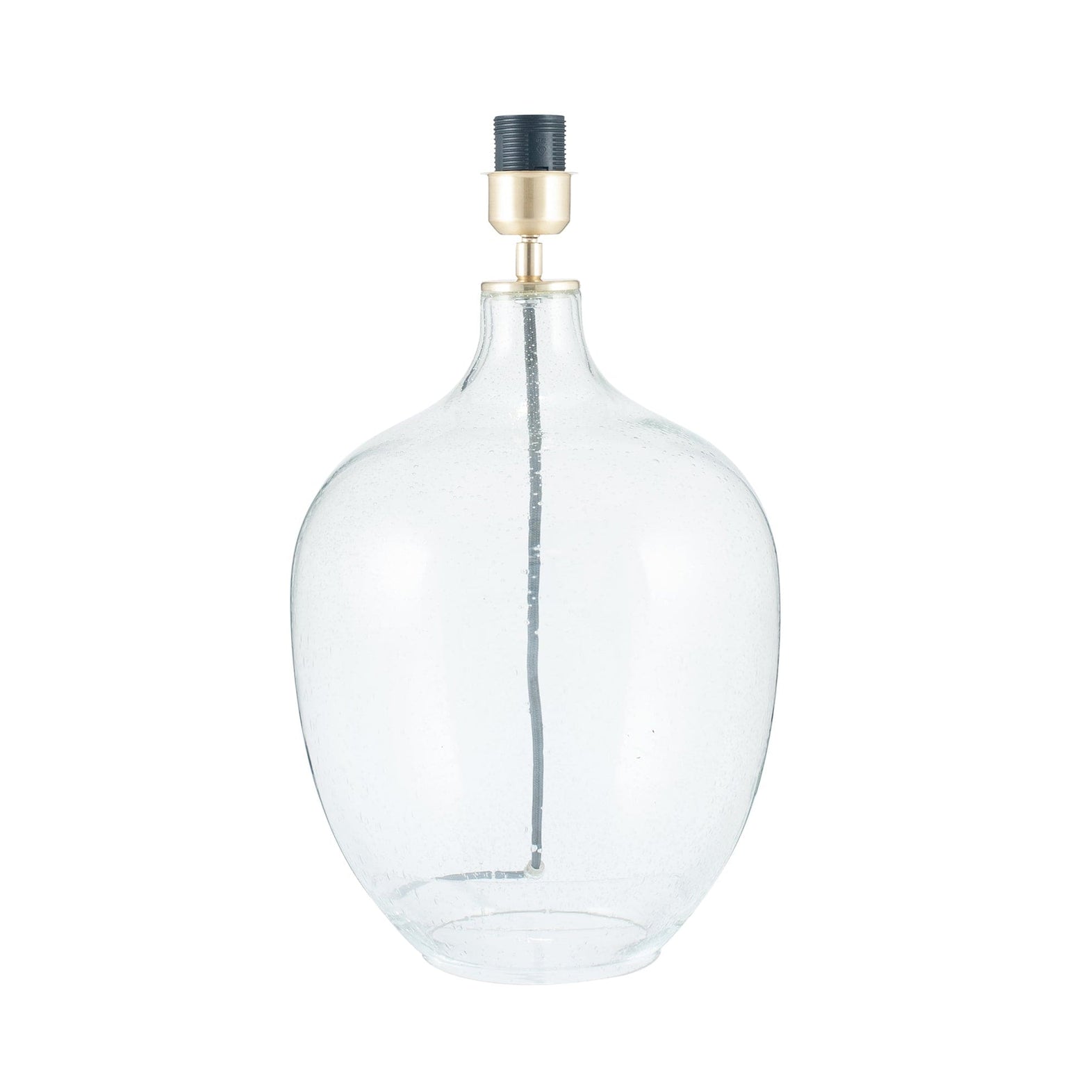 Clear Bubble Glass Table Lamp | Lighting