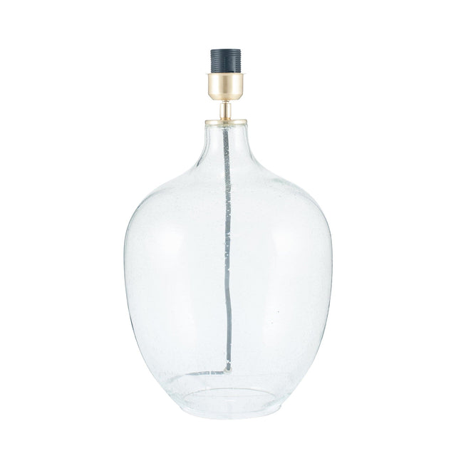 Bute Clear Bubble Glass Table Lamp
