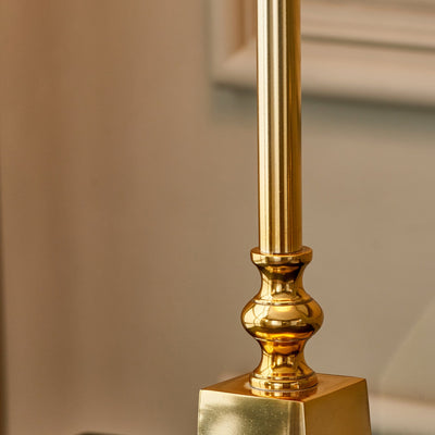 Ruma Gold Metal Candlestick Table Lamp | Lighting | Ruma
