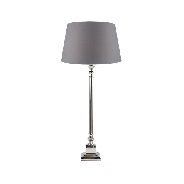Ruma Nickel Metal Candlestick Table Lamp | Lighting | Ruma