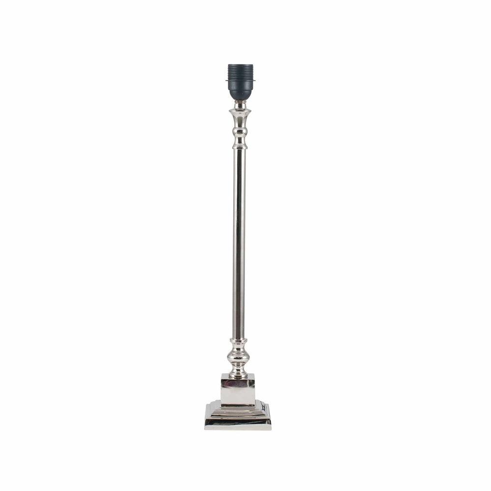 Ruma Nickel Metal Candlestick Table Lamp | Lighting | Ruma