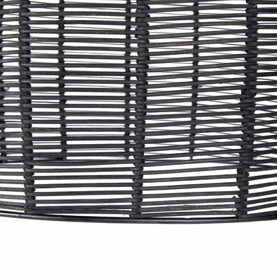 Ruma Black Rattan Cloche Pendant | Lighting | Rūma