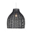 Ruma Black Rattan Cloche Pendant | Lighting | Rūma