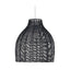 Ruma Black Rattan Cloche Pendant | Lighting | Rūma