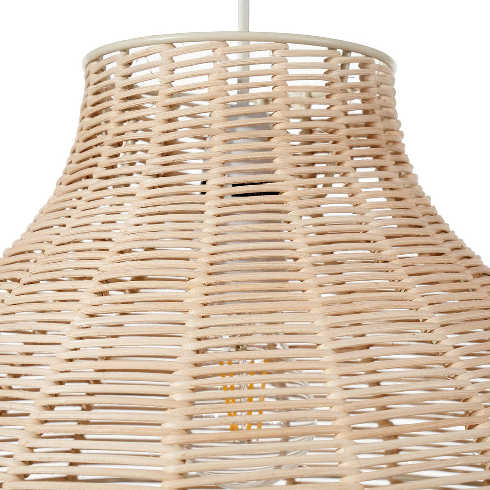 Ruma Natural Rattan Cloche Pendant | Lighting | Rūma