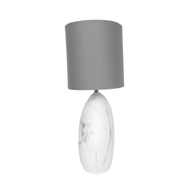 Ruma Large Marble Effect Table Lamp | Home Lighting | Rūma