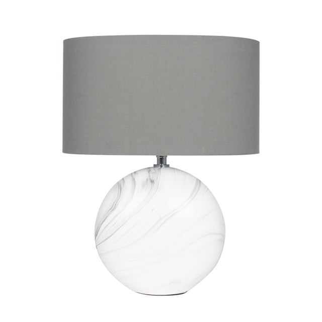 Ruma Marble Effect Table Lamp | Home Lighting | Rūma