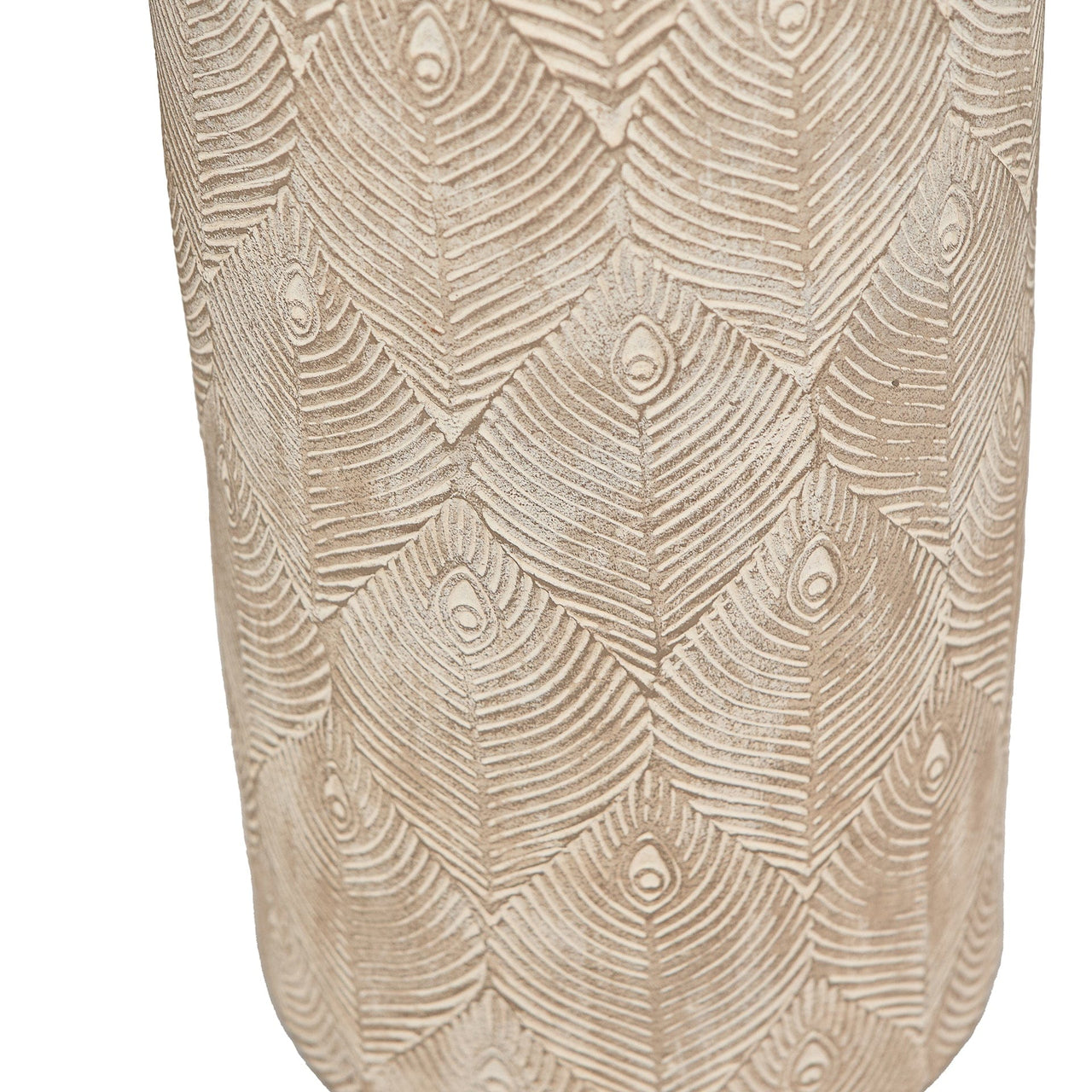 Matt Grey Feather Stoneware Table Lamp | Lighting | Rūma