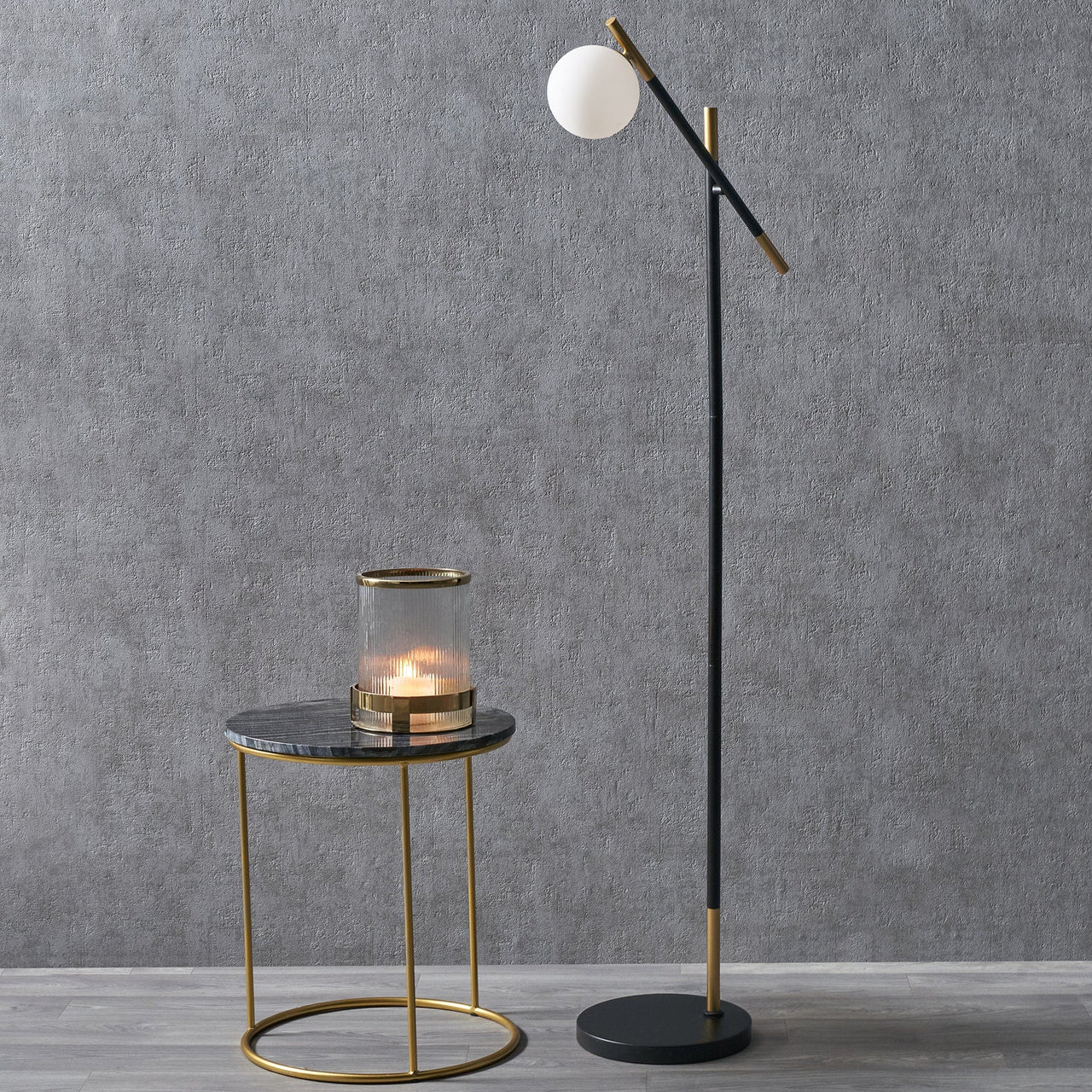 White Orb Floor Lamp | Lighting | Rūma