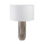 Ruma Grey Face Design Tall Stoneware Table Lamp | Lighting | Rūma