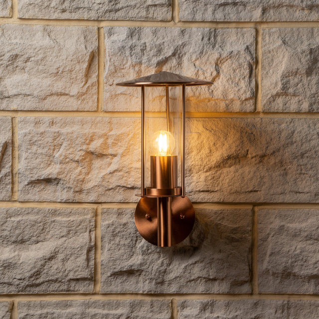 Ruma Copper Metal Chimney Wall Light | Lighting | Ruma