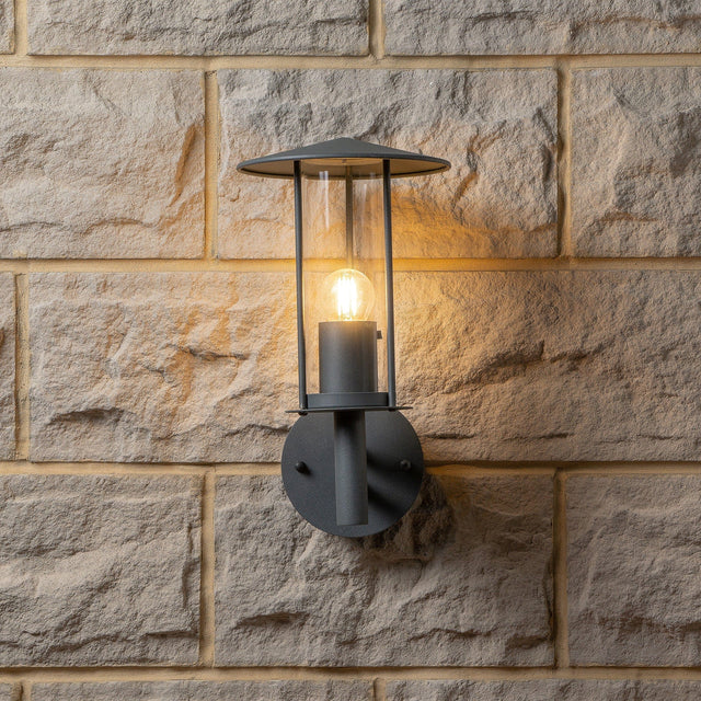 Ruma Dark Grey Metal Chimney Wall Light | Lighting | Ruma