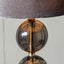 Ruma Antique Brass and Smoke Glass Table Lamp | Lighting | Ruma
