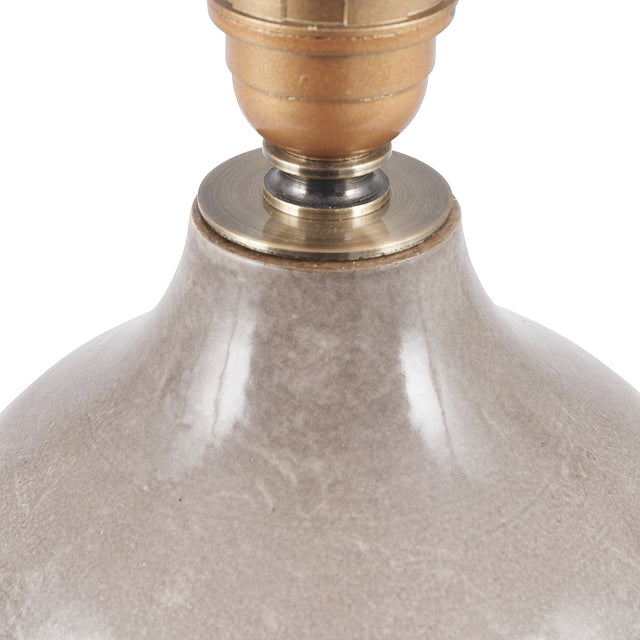Ruma Grey Stoneware Table Lamp | Lighting | Rūma