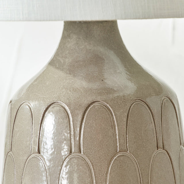 Ruma Grey Stoneware Table Lamp | Lighting | Rūma
