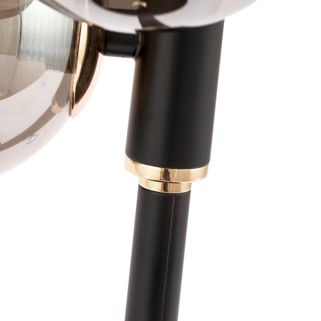 Cleo Smoke and Black Table Lamp