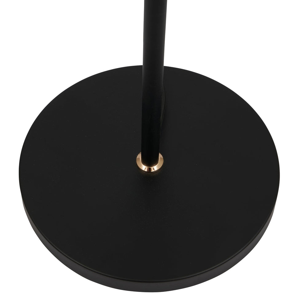 Ruma Smoke Glass Ball and Black Metal Floor Lamp | Lighting | Rūma