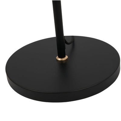 Ruma Smoke Glass Ball and Black Metal Floor Lamp | Lighting | Rūma