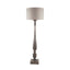 Ruma Grey Wash Turned Mango Wood Floor Lamp | Lighting | Rūma