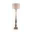 Ruma Grey Wash Turned Mango Wood Floor Lamp | Lighting | Rūma