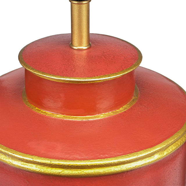 Ruma Red Dachshund Tea Caddy Table Lamp | Lighting | Rūma