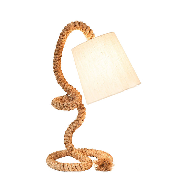 Ruma Rope and Jute Task Table Lamp | Home Lighting | Rūma
