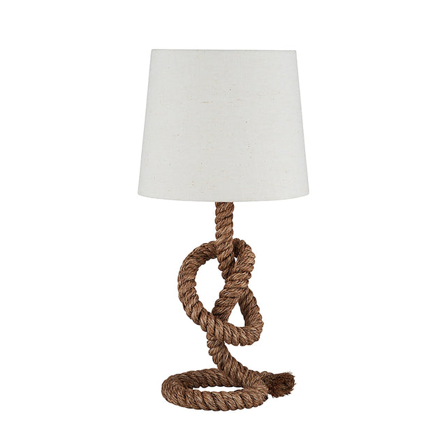 Ruma Rope Knot and Jute Table Lamp | Home Lighting | Rūma