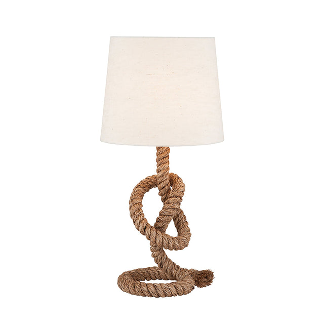 Ruma Rope Knot and Jute Table Lamp | Home Lighting | Rūma