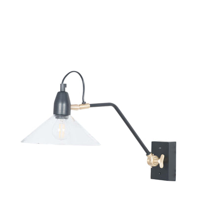 Ruma Clear Glass Cone Wall Light | Lighting | Rūma