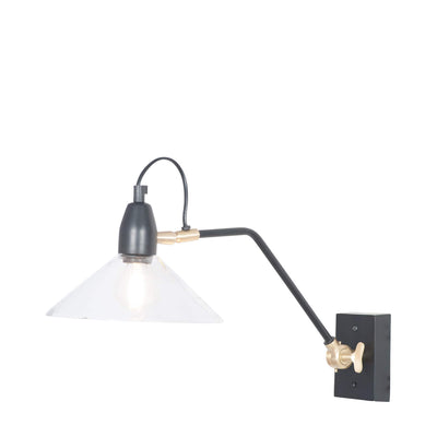 Ruma Clear Glass Cone Wall Light | Lighting | Rūma