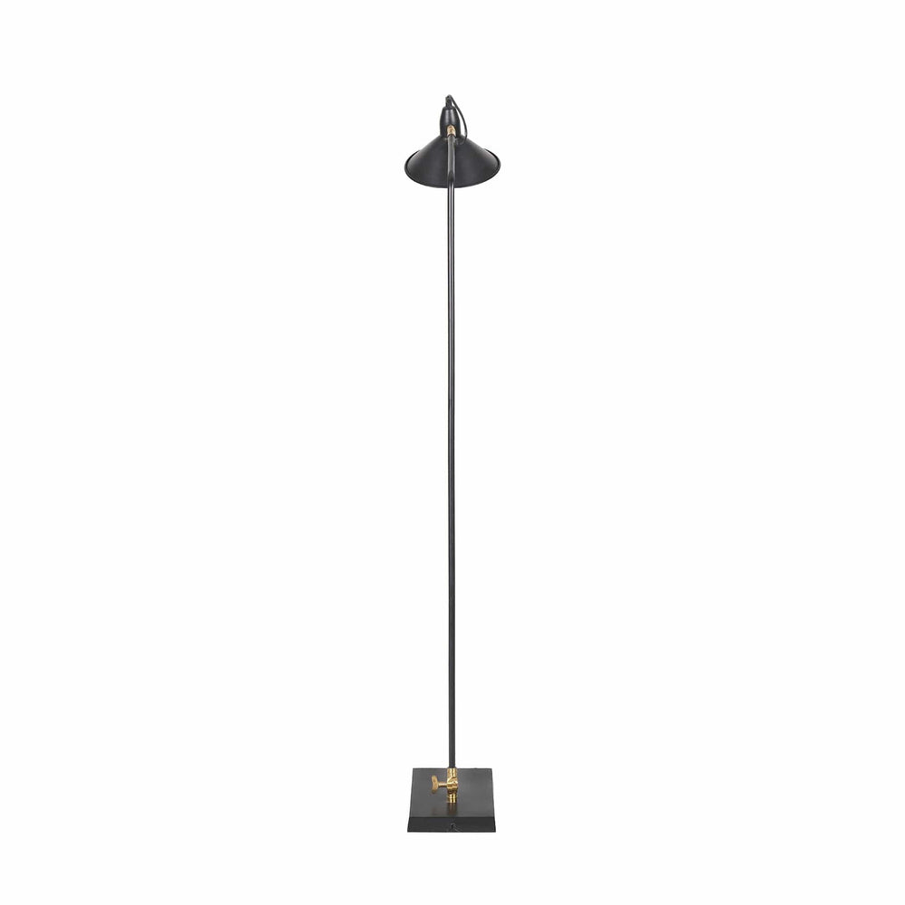 Ruma Matt Black Cone Floor Lamp | Lighting | Rūma