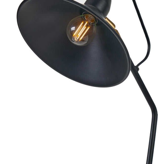 Ruma Matt Black Cone Floor Lamp | Lighting | Rūma