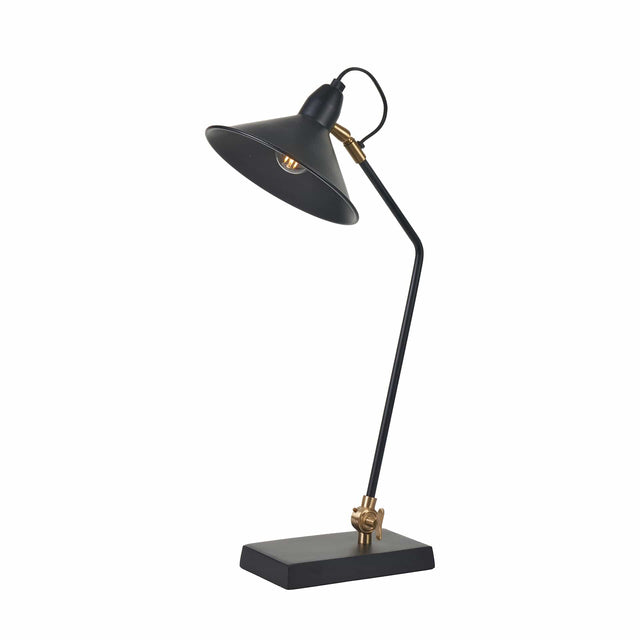 Ruma Matt Black Cone Table Lamp | Lighting | Rūma