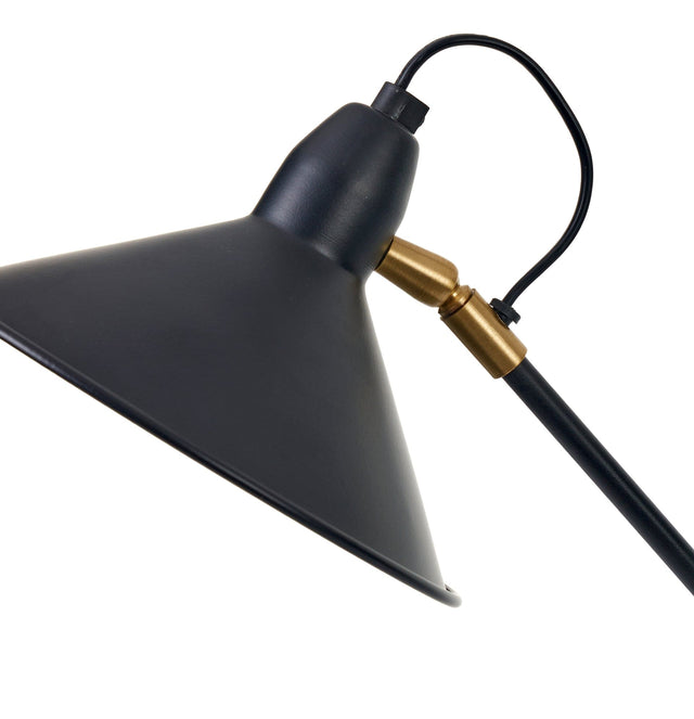 Ruma Matt Black Cone Table Lamp | Lighting | Rūma