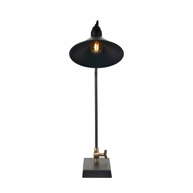 Ruma Matt Black Cone Table Lamp | Lighting | Rūma