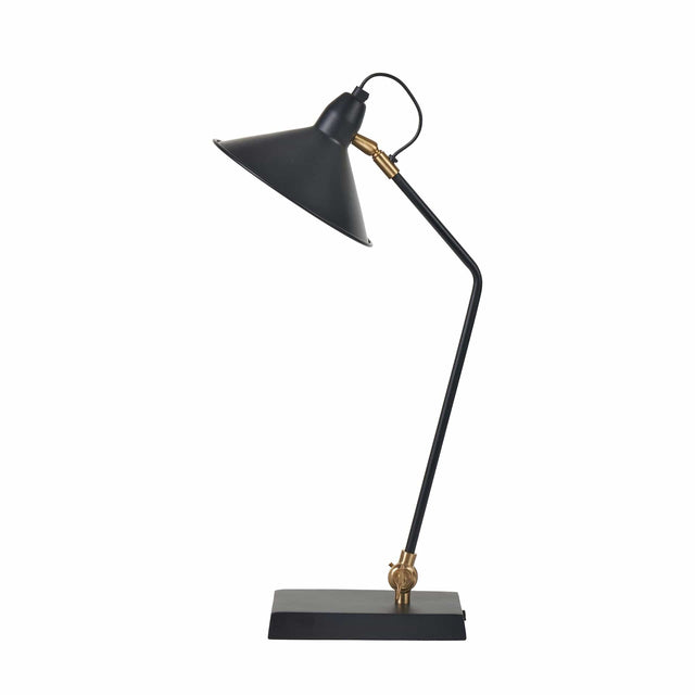 Ruma Matt Black Cone Table Lamp | Lighting | Rūma