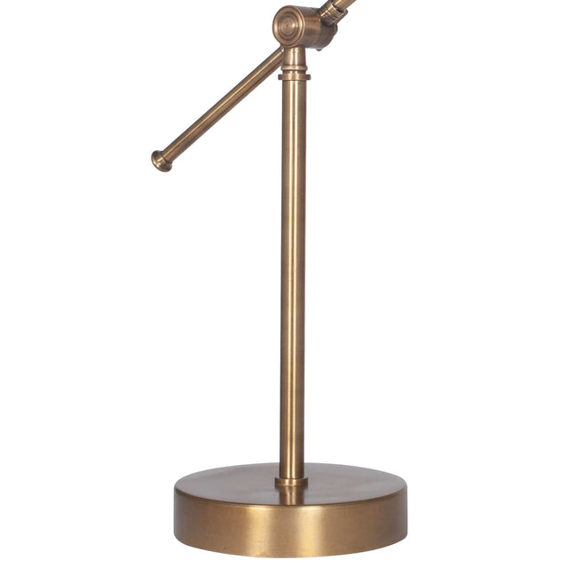 Ruma Antique Brass Conical Table Lamp | Lighting | Rūma