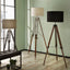 Ruma Nickel Tripod Floor Lamp | Home Lighting | Rūma