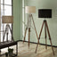Ruma Nickel Tripod Floor Lamp | Home Lighting | Rūma