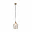 Ruma Antique Brass and Clear Glass Pendant | Lighting | Rūma