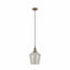 Ruma Antique Brass and Clear Glass Pendant | Lighting | Rūma