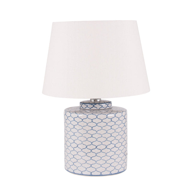 Ruma Blue and Grey Table Lamp | Lighting | Rūma