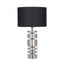 Ruma Silver Metal Stacked Cylinder Table Lamp | Lighting | Rūma